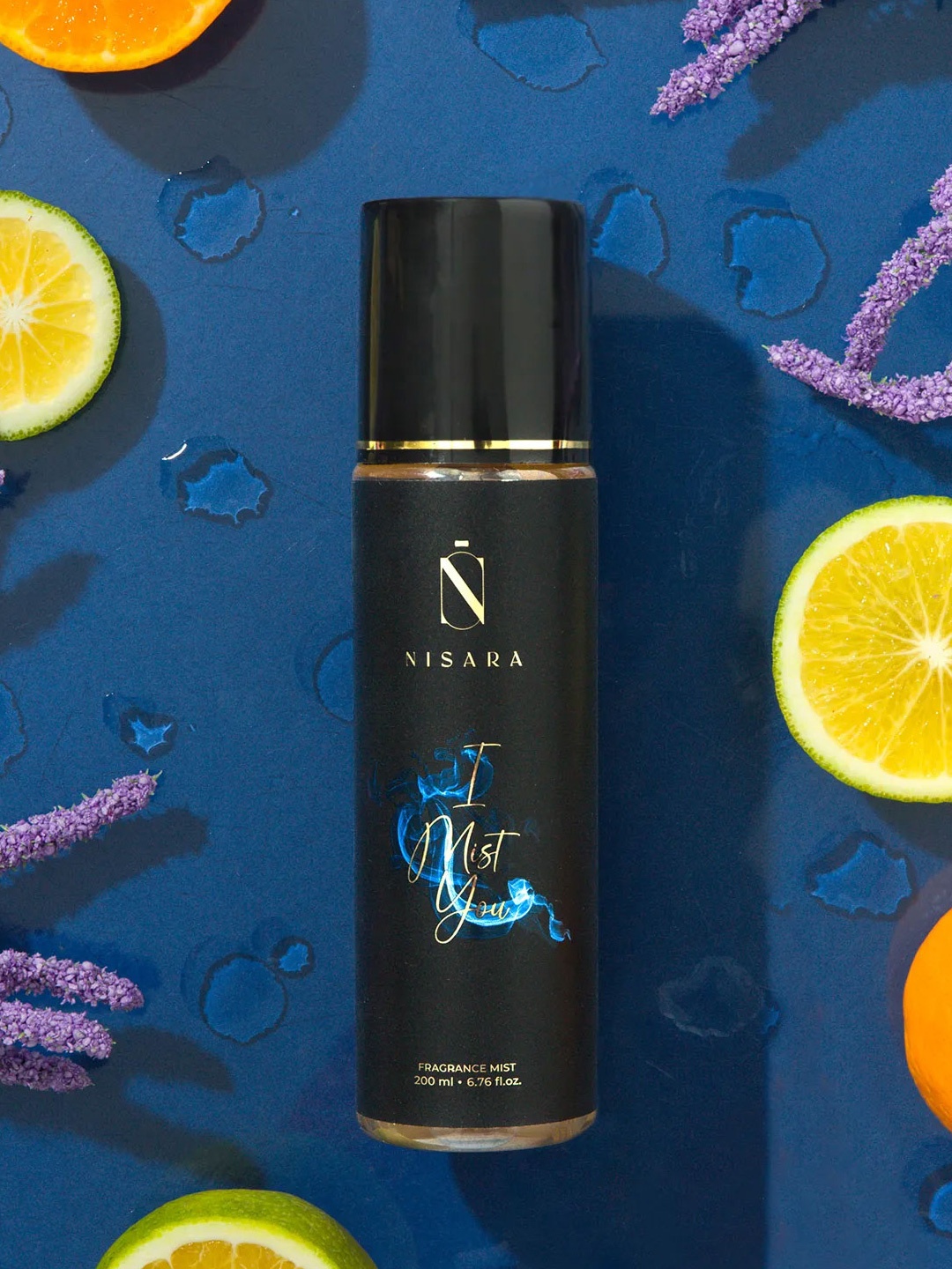 

NISARA Women I Mist You Long Lasting Fragrance Body Mist - 200ml, Black
