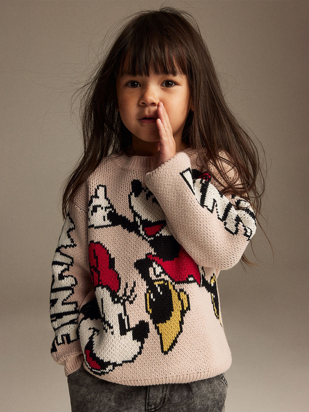 

H&M Jacquard-Knit Jumper, Beige