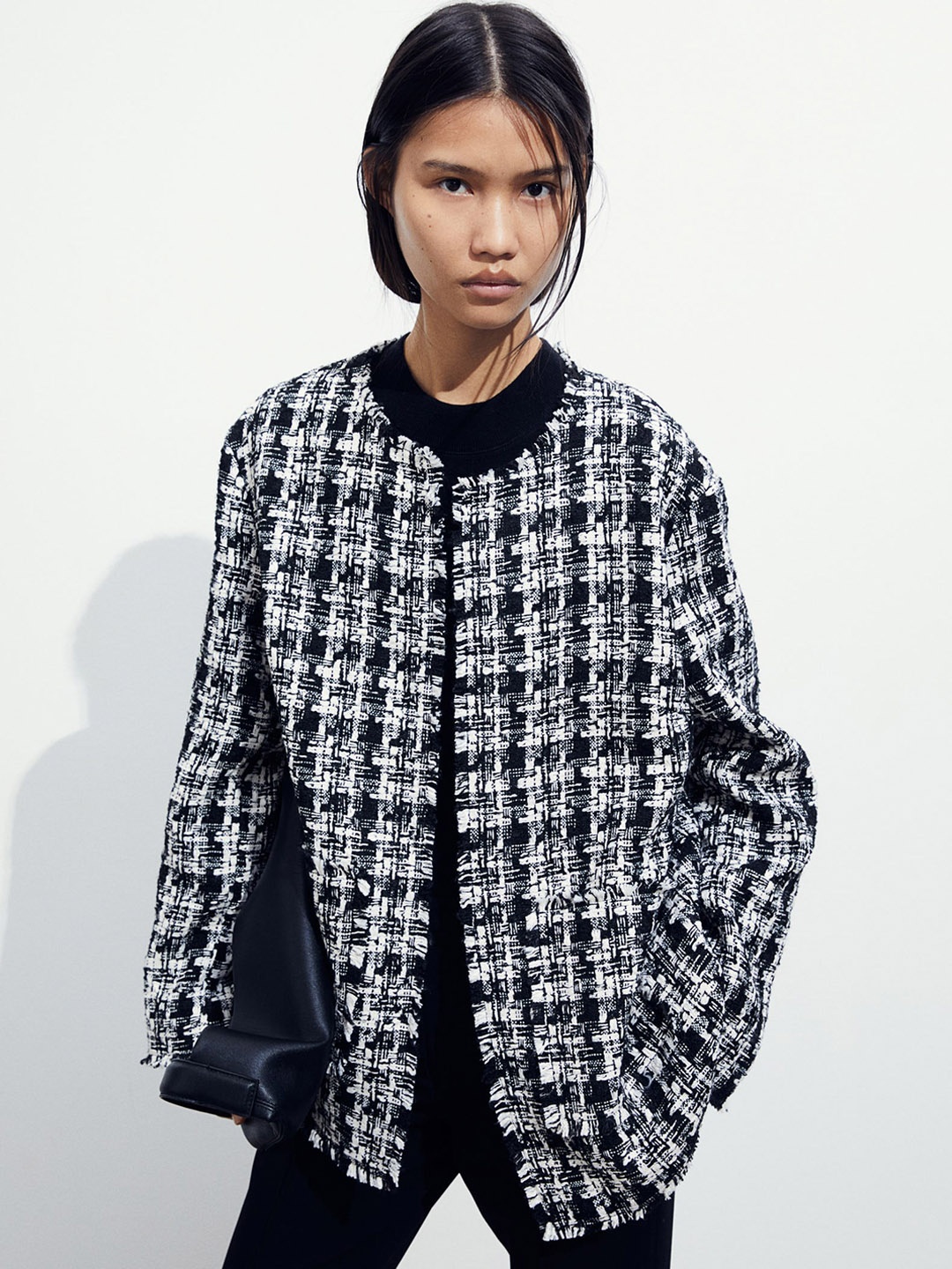 

H&M Oversized Jacket, Black