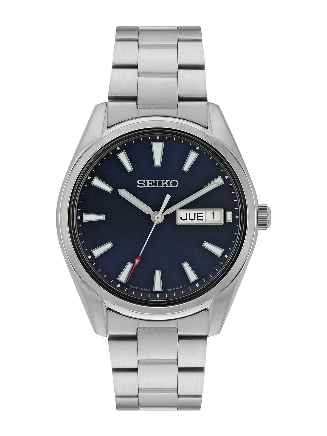 

SEIKO Men Stainless Steel Analogue Automatic Motion Powered Watch SUR341P1, Blue