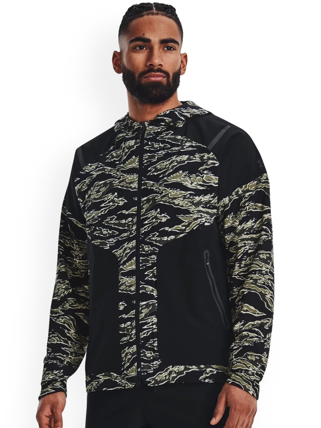 

UNDER ARMOUR UA Unstoppable UA Unstoppable Abstract Printed Tailored Jackets, Black