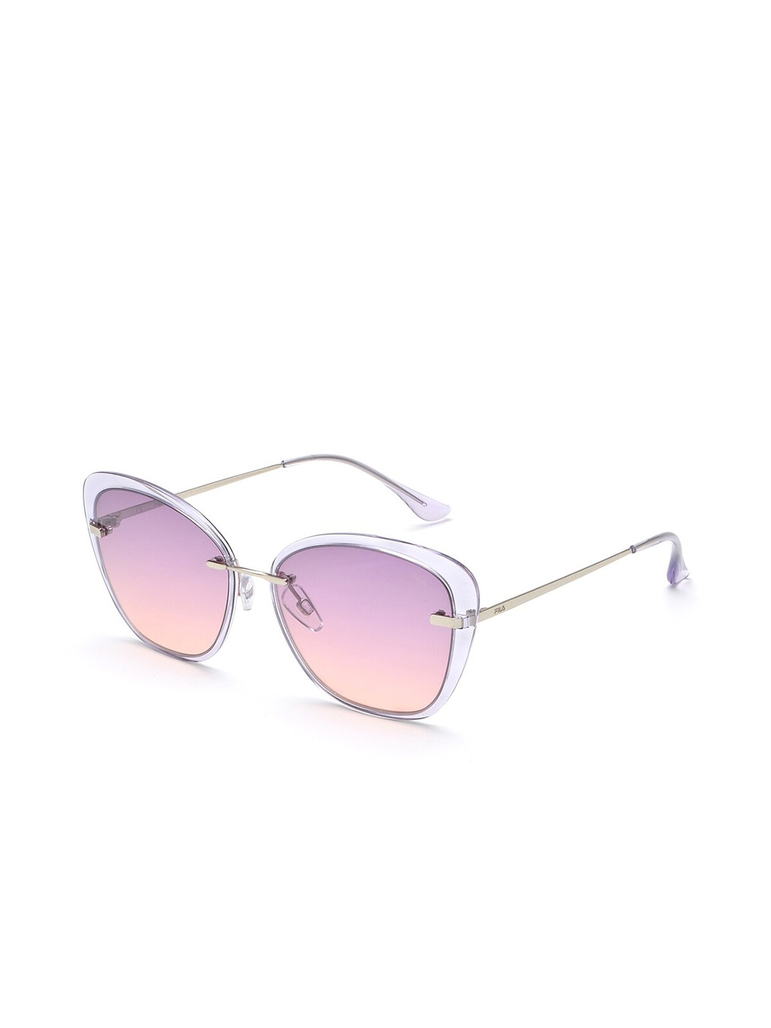 

FILA Women Square Sunglasses With UV Protected Lens, Pink