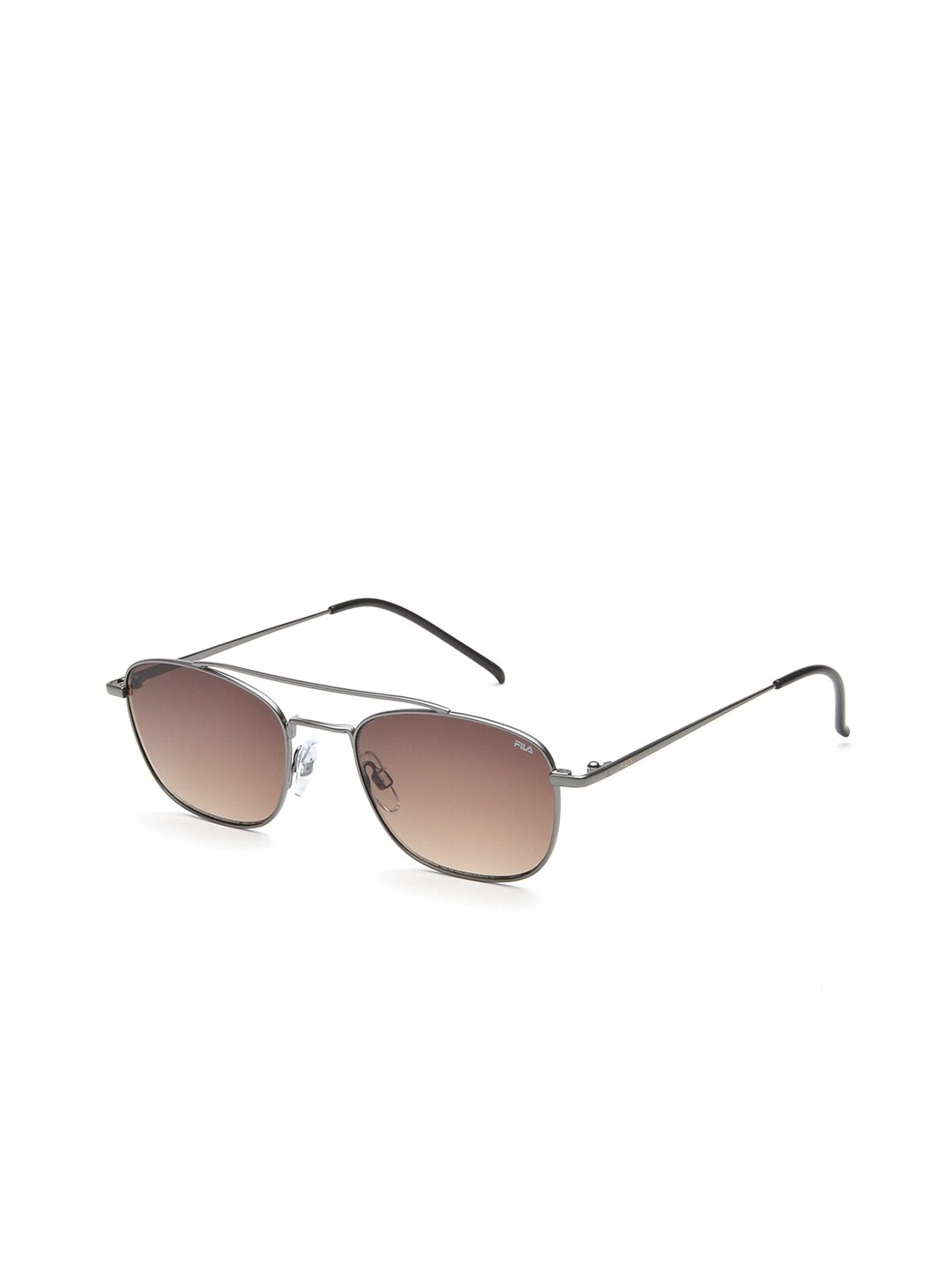 

FILA Men Square Sunglasses with UV Protected Lens SF9974K52I87SG, Brown
