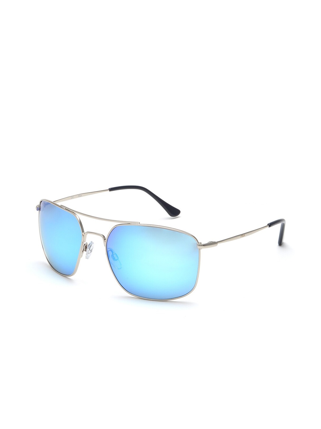 

FILA Men Rectangle Sunglasses With UV Protected Lens SFI191K62579BSG, Blue