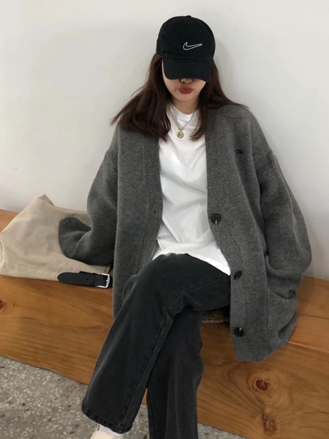 LULU & SKY Women Grey Cardigan