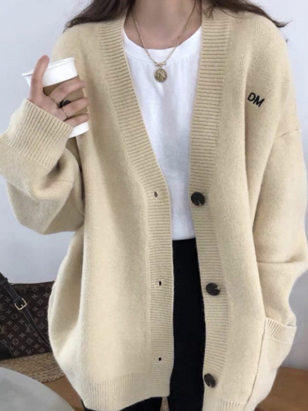 

LULU & SKY Cardigan Sweaters, Cream