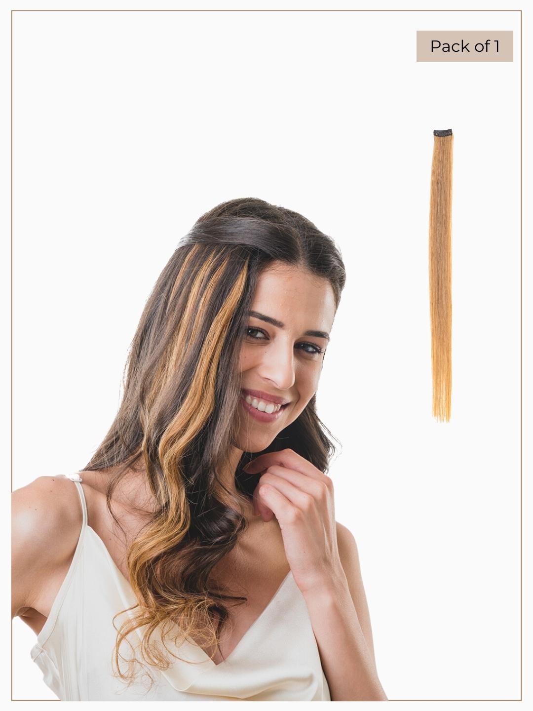 

HAIR ORIGINALS Hair Color Streaks - Golden Blonde, Brown