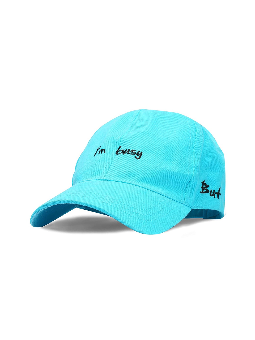 

Zacharias Unisex Embroidered Cotton Baseball Cap, Blue
