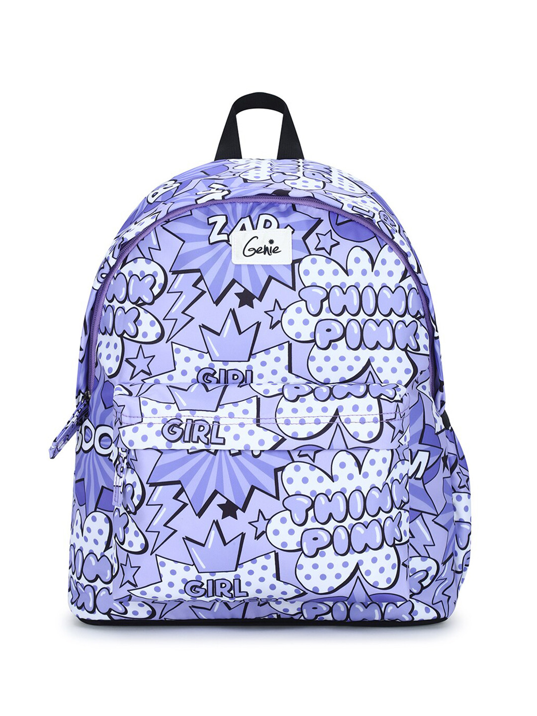 

Genie Women Graphic Printed Backpack - Up to 16 inch Laptop, Purple