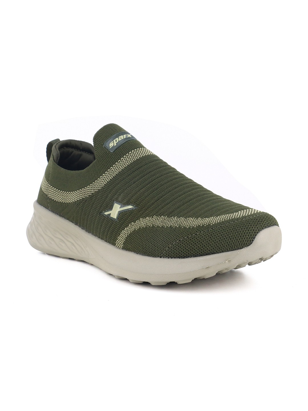 

Sparx Men Slip-On Running Shoes, Olive