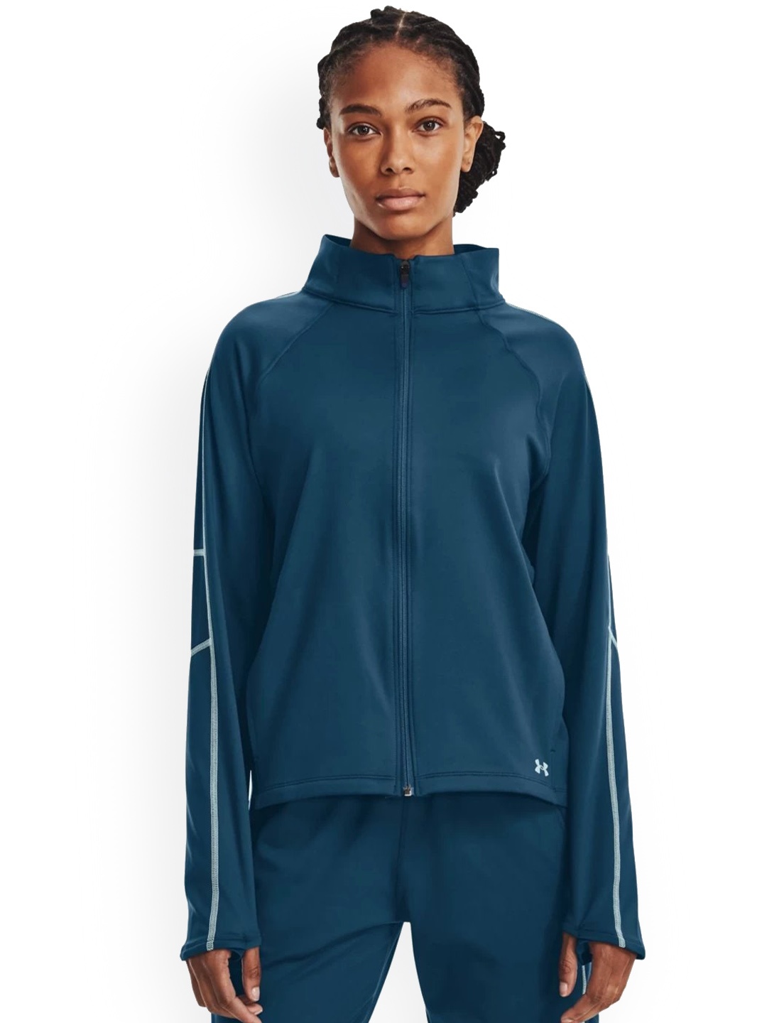 

UNDER ARMOUR Stand Collar UA Train Cold Weather Sporty Jacket, Teal