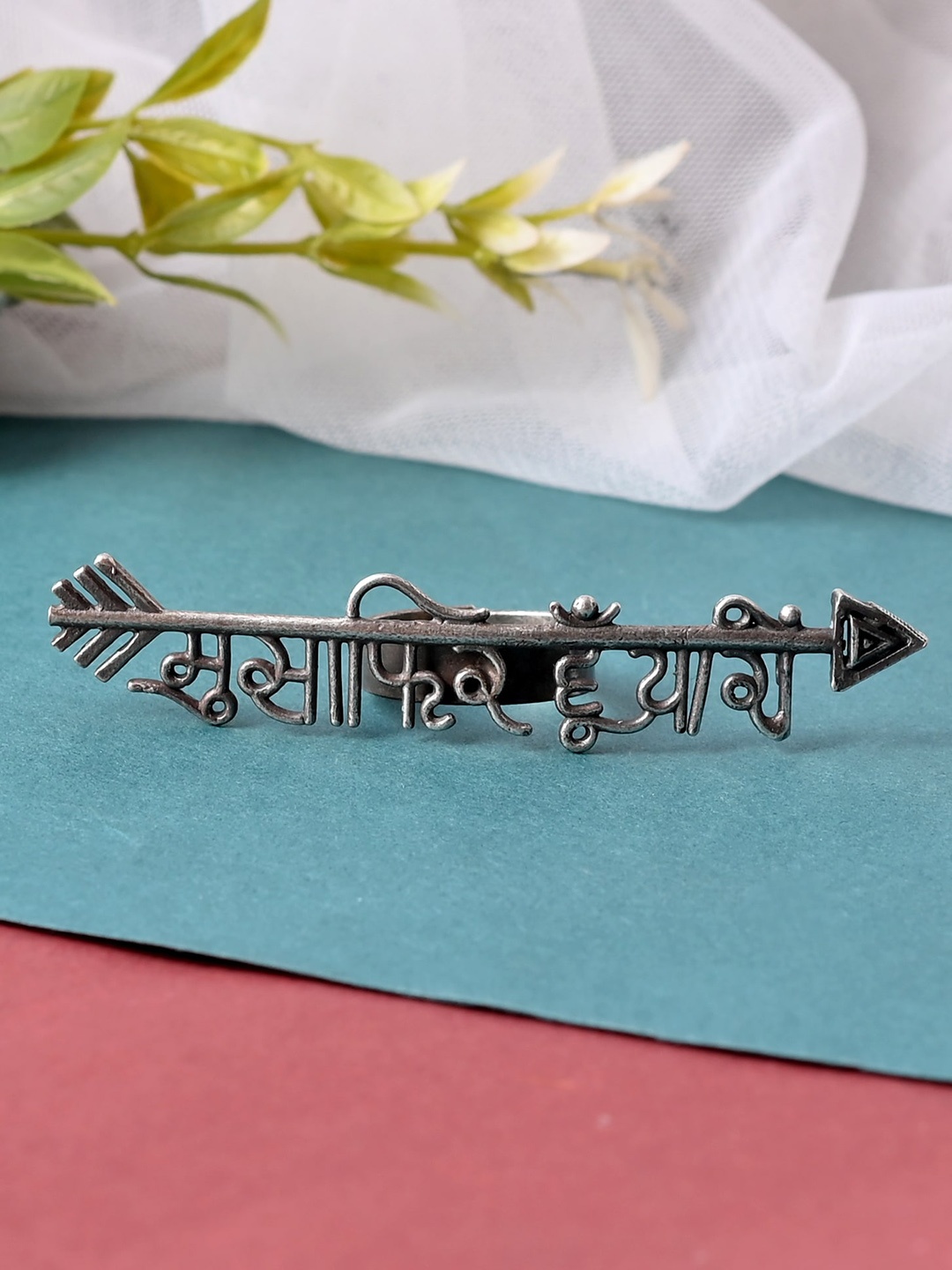 

Fabstreet Silver-Plated Adjustable Finger Ring
