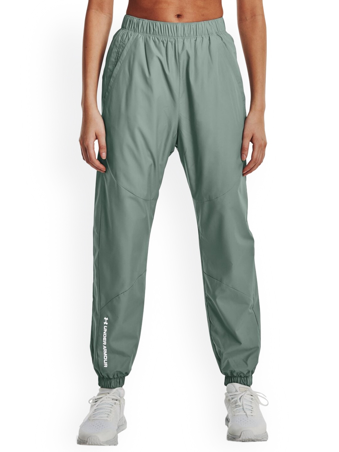 

UNDER ARMOUR Rush Woven Relaxed Fit Joggers, Green