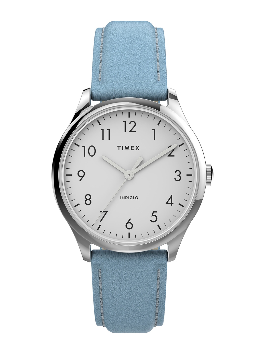 

Timex Women White Brass Dial & Leather Straps Analogue Watch TW2V25300JQ