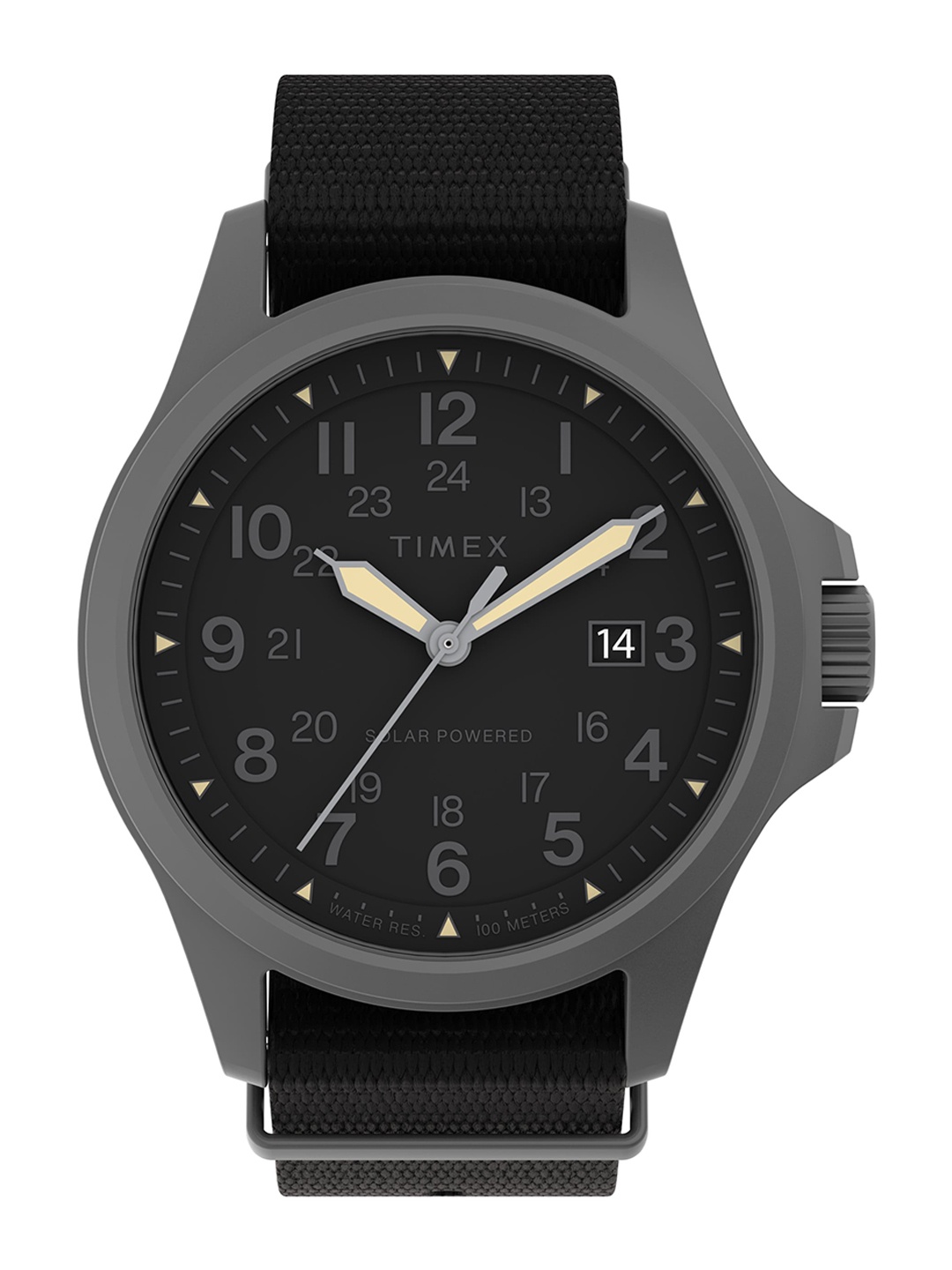 

Timex Men Stainless Steel Dial & Straps Analogue Watch TW2V03800X6, Black