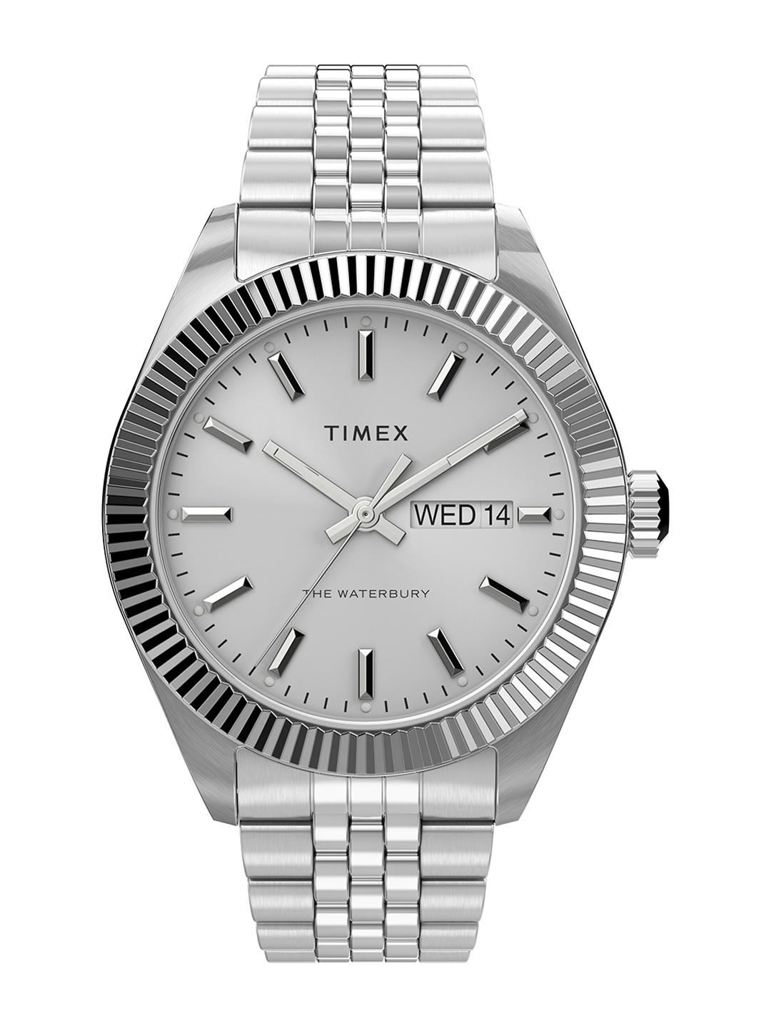 

Timex Men Stainless Steel Bracelet Style Straps Analogue Watch TW2V17300UJ, Silver