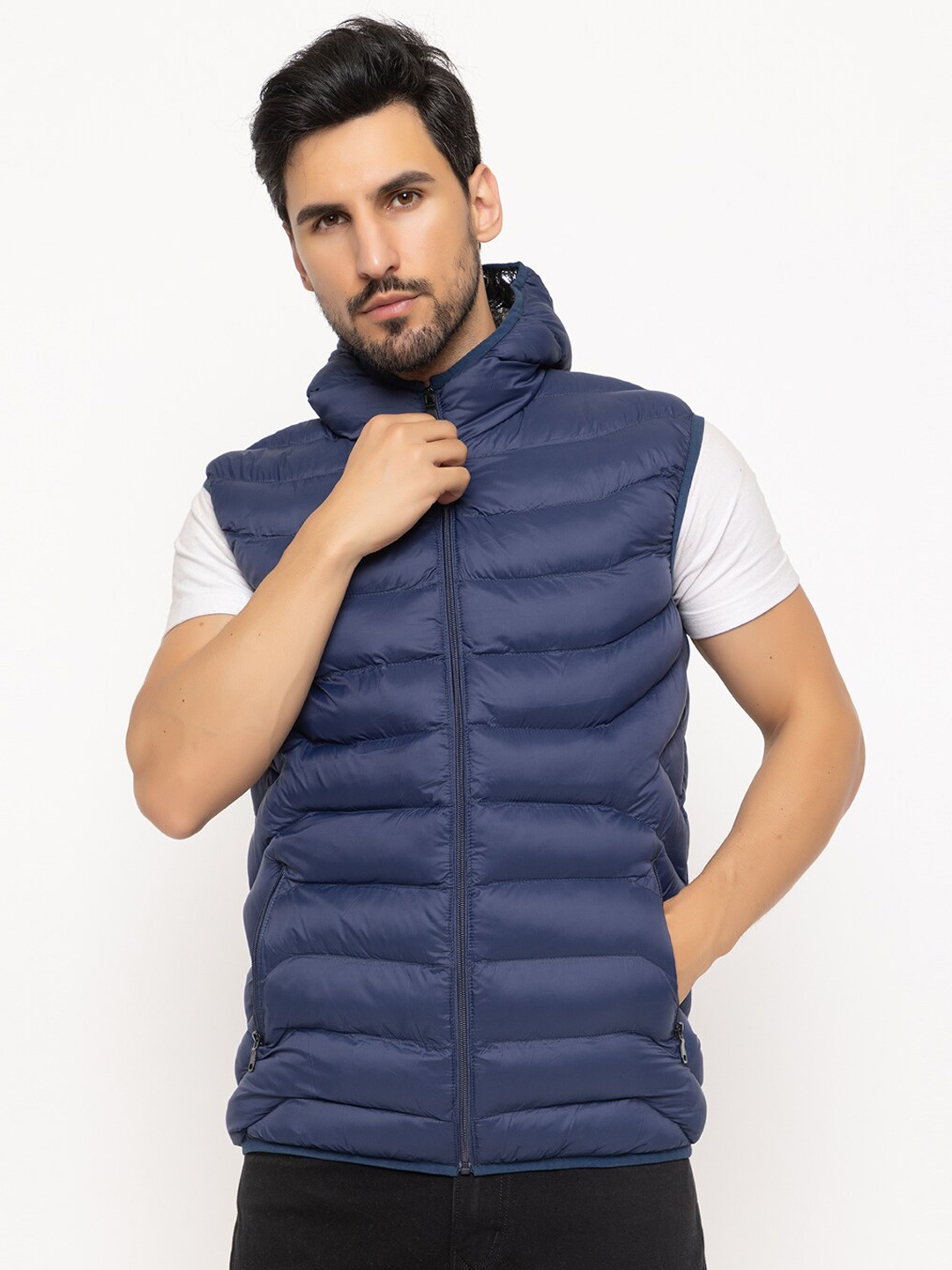

Spirit Hooded Lightweight Anti Odour Padded Jacket, Blue