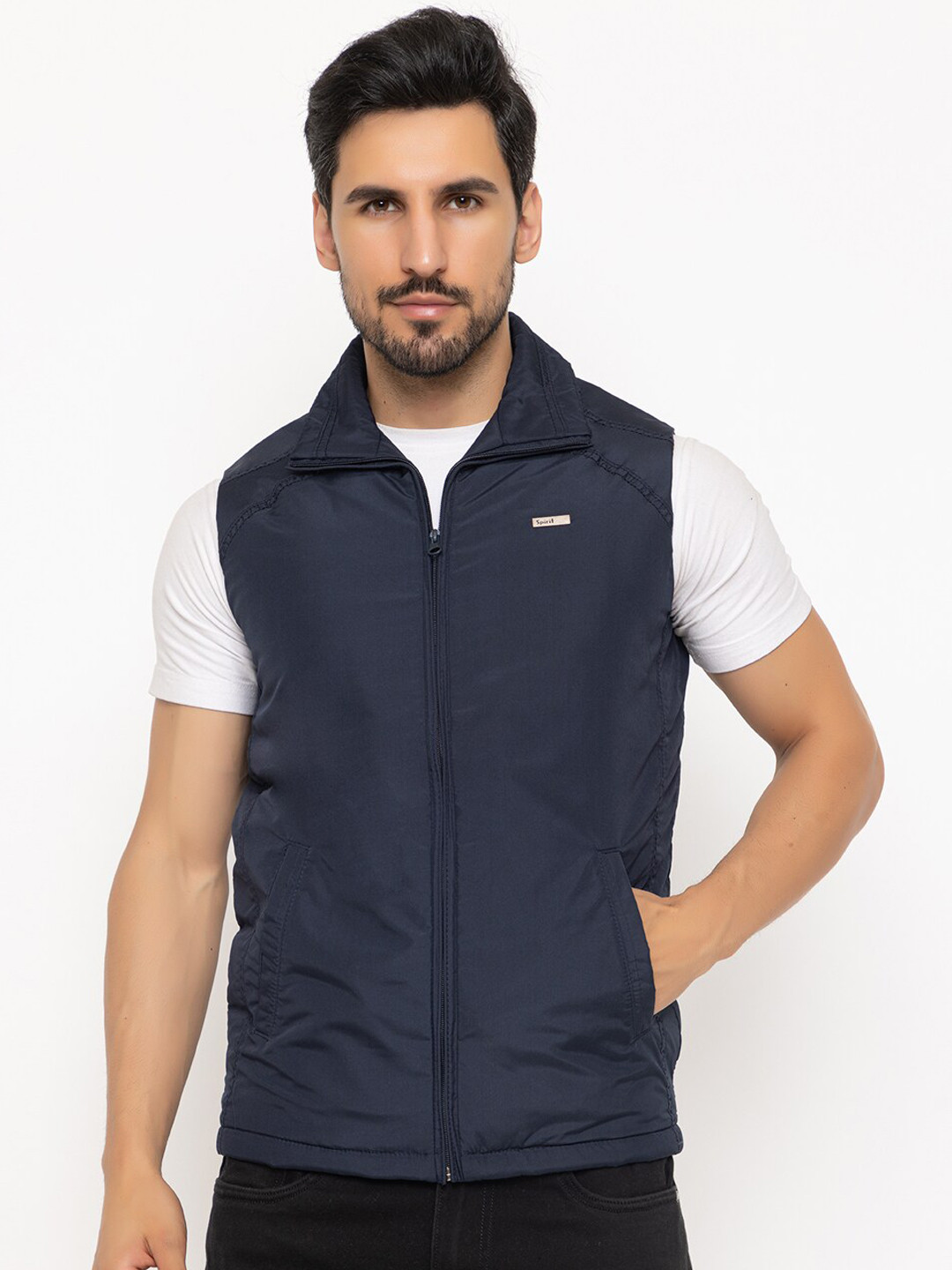 

Spirit Lightweight Tailored Anti Odour Jacket, Navy blue