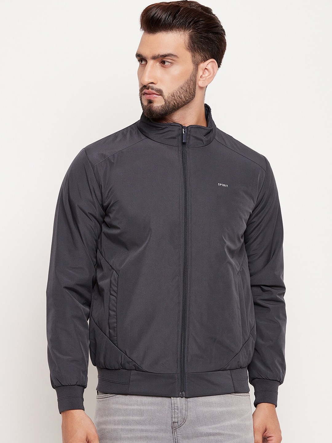 

Spirit Lightweight Bomber Jacket, Grey