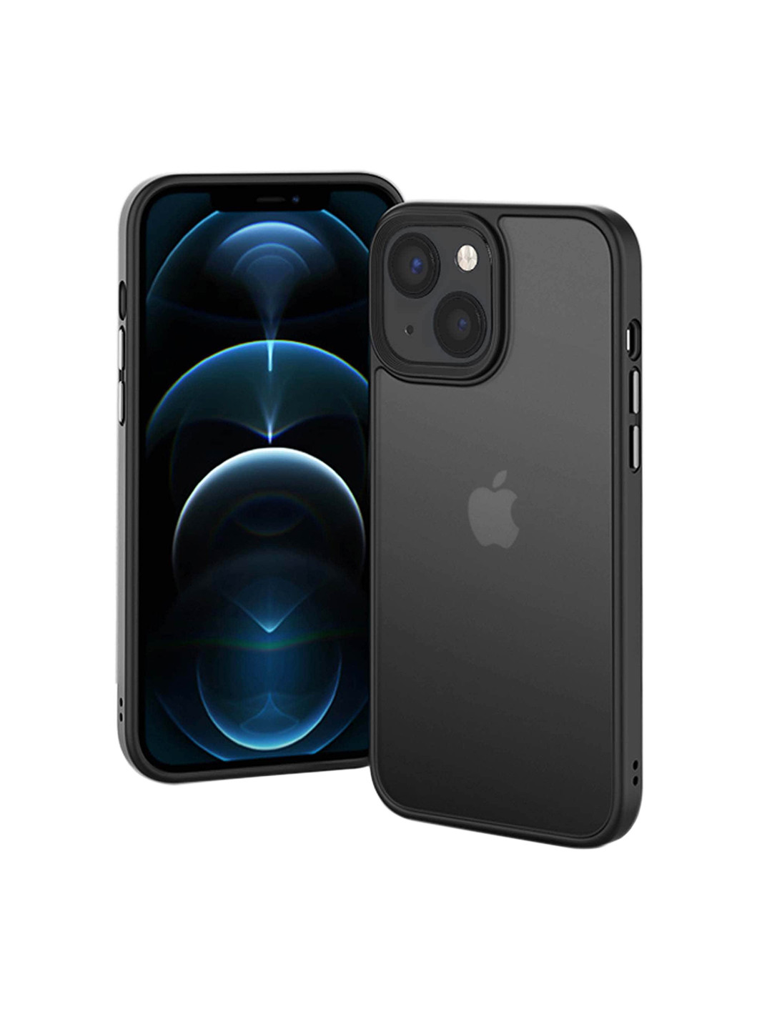 

DailyObjects Impact Resistant Nimbus iPhone 15 Back Case, Black