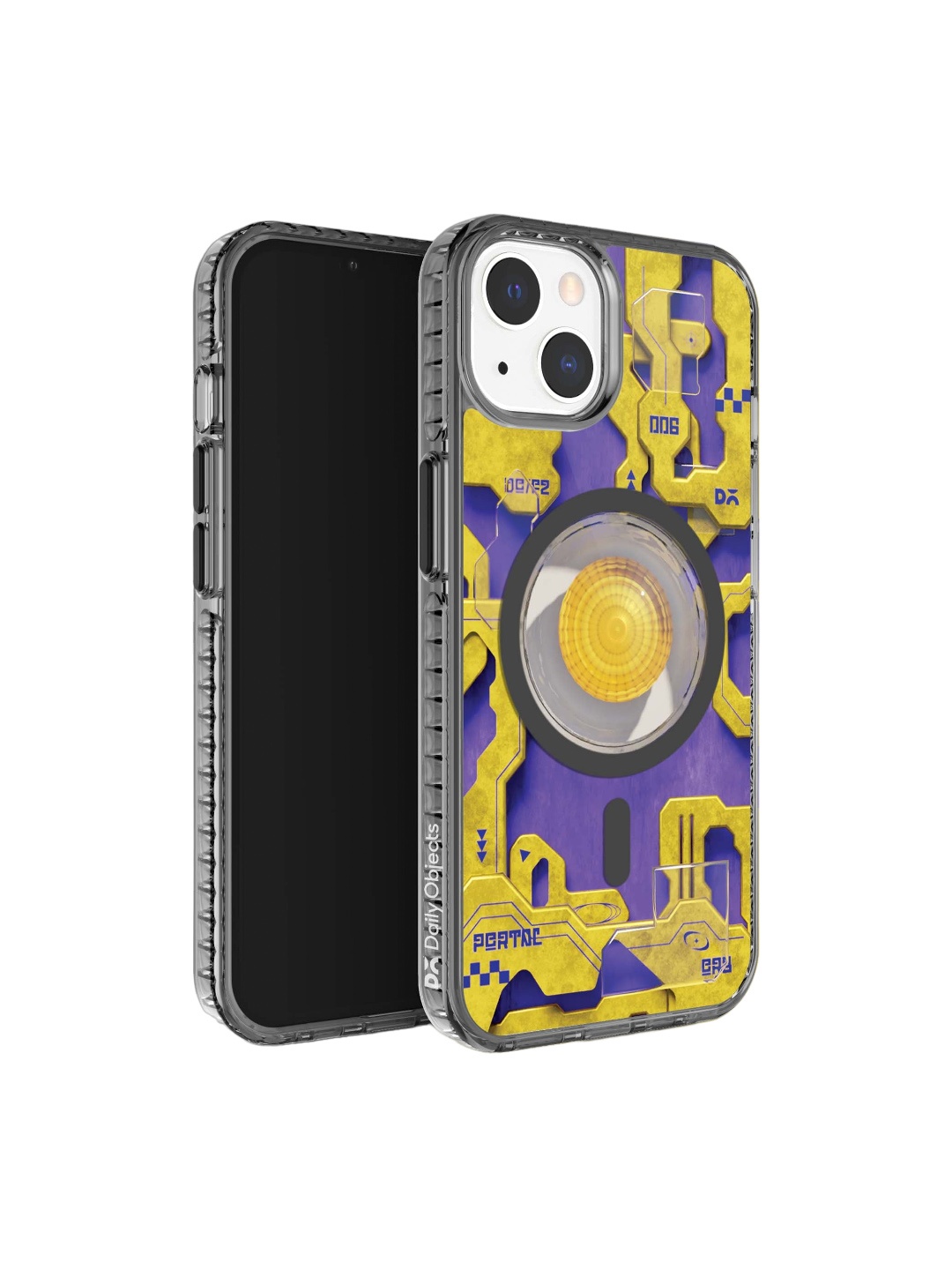 

DailyObjects Impact Resistant Zon Stride 2.0 iPhone 15 Back Case, Yellow