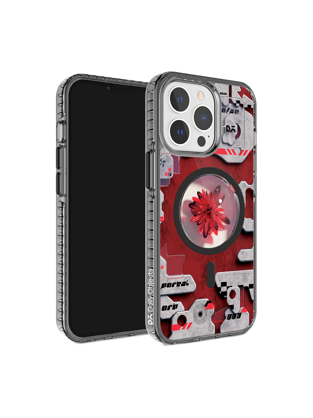 

DailyObjects Impact Resistant Ares Stride 2.0 iPhone 15 Pro Back Case, Red