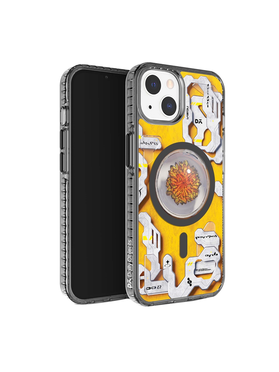 

DailyObjects Impact Resistant Cronus Stride 2.0 iPhone 15 Back Case, Yellow