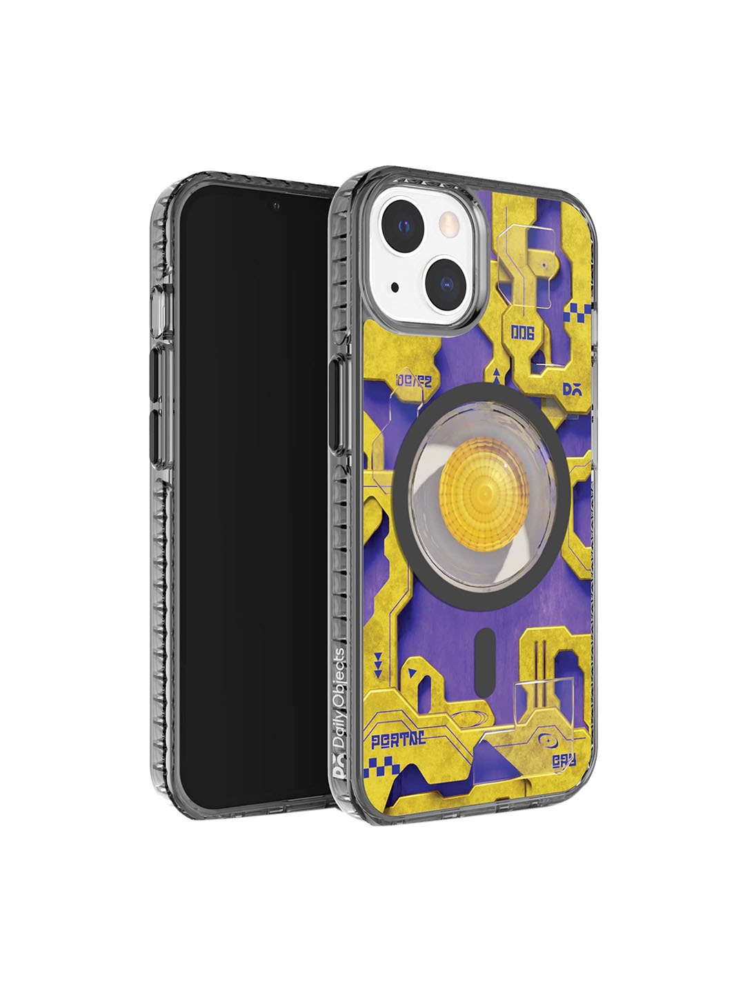 

DailyObjects Impact Resistant Zon Stride 2.0 iPhone 15 Plus Back Case, Yellow