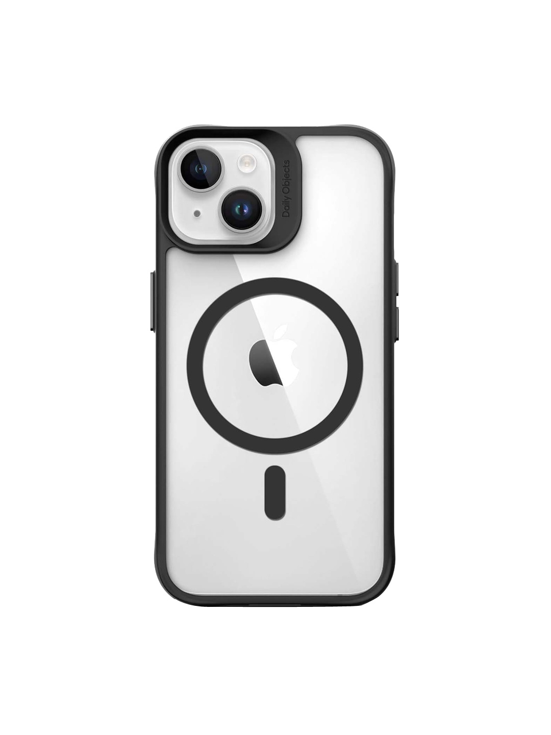 

DailyObjects Impact Resistant Hybrid iPhone 15 Plus Back Case, Black
