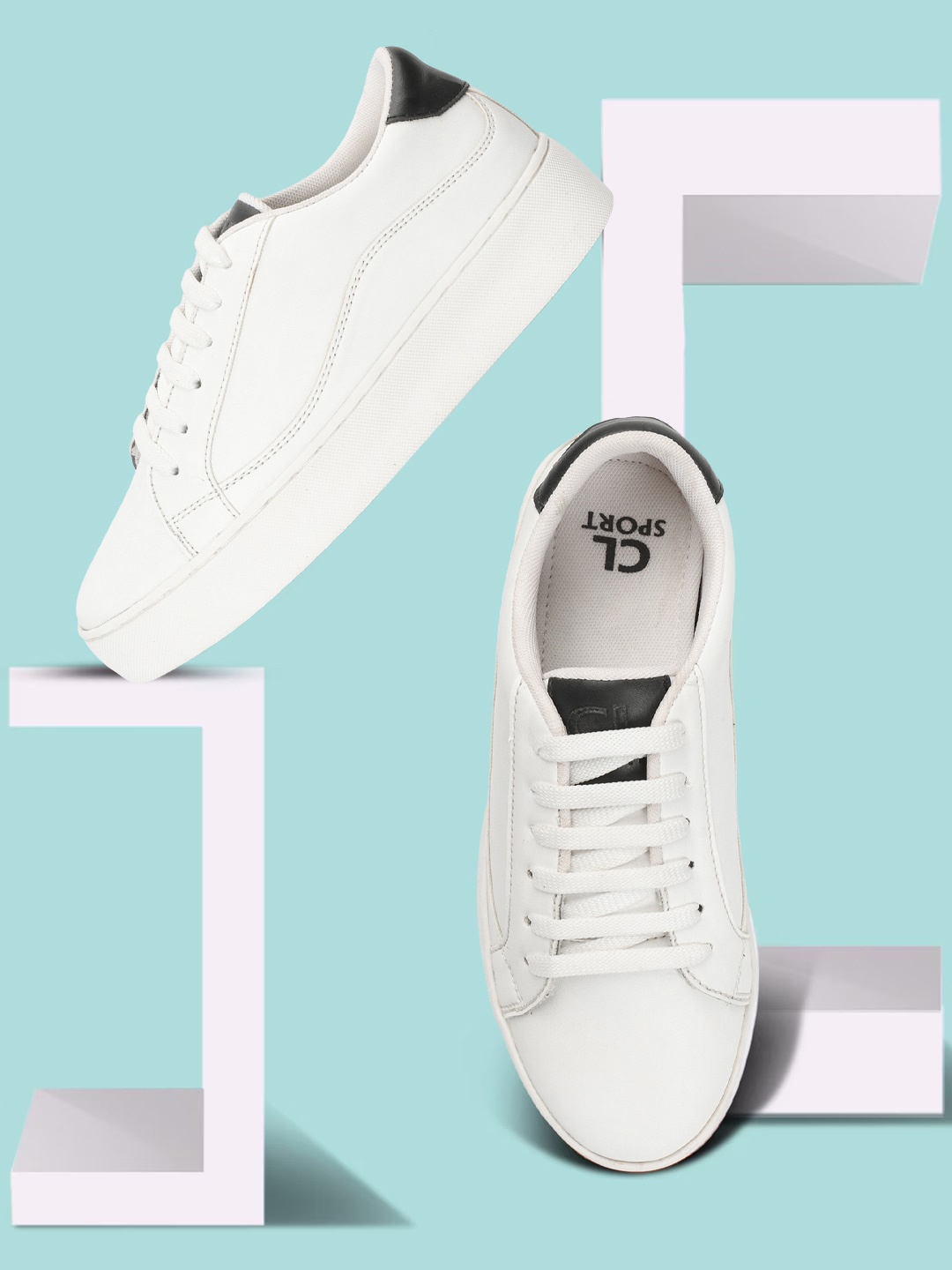 

Carlton London sports Women Lightweight Lace-Up Sneakers, White