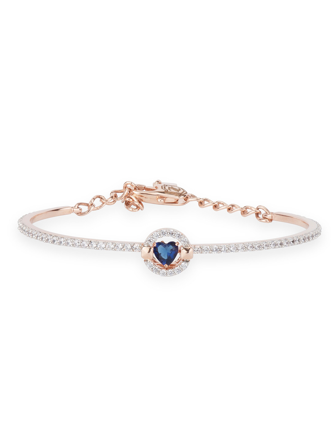

Juicy Couture Gold-Plated Cubic Zirconia Studded Charm Bracelet