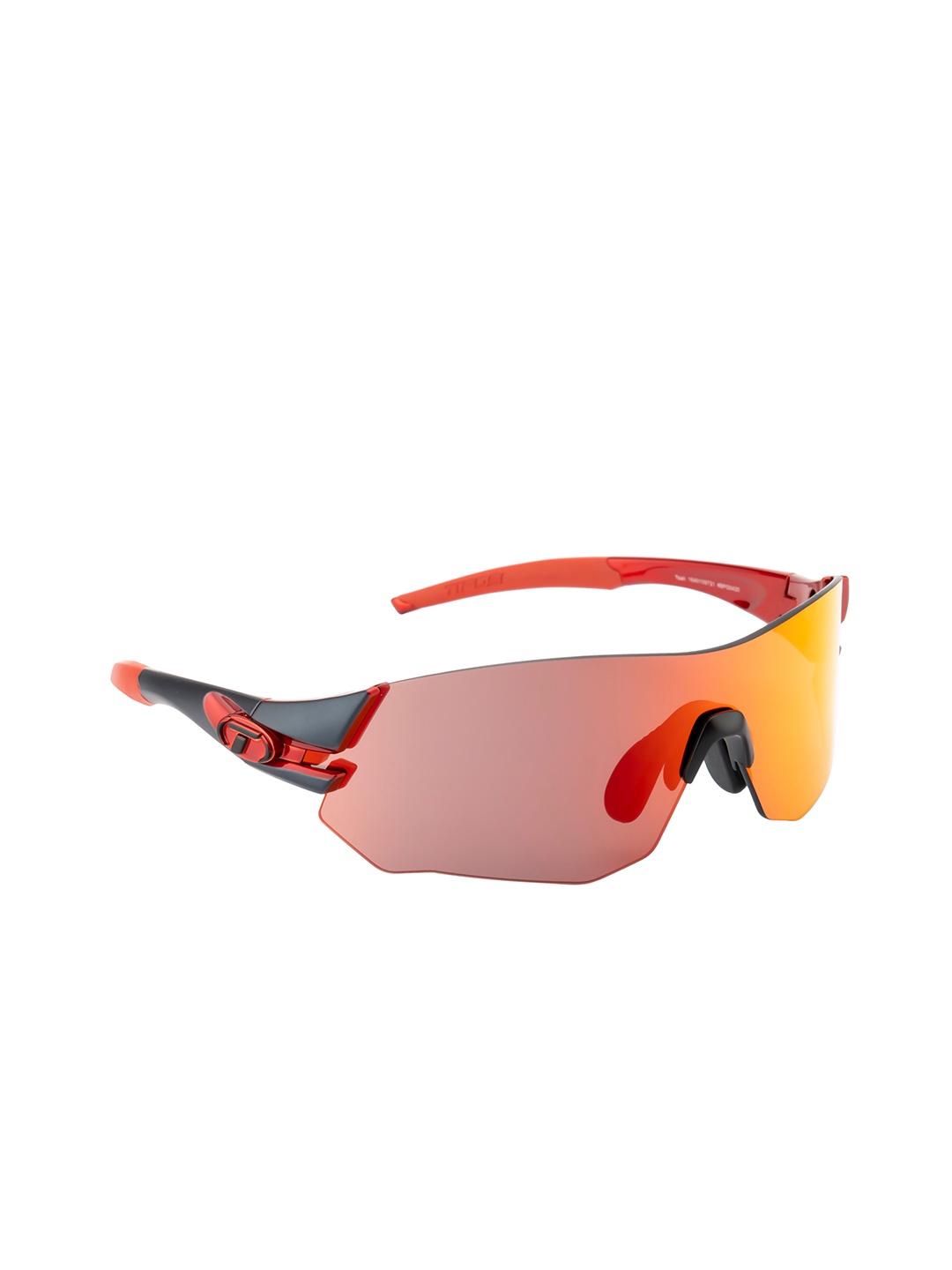 

Tifosi Unisex Sports Sunglasses With Polarised And UV Protected Lens-Tsali Gunmetal Red XA