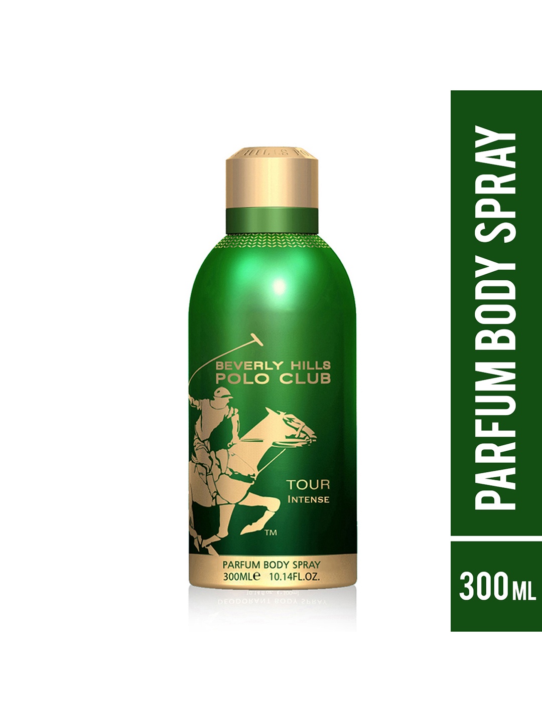 

Beverly Hills Polo Club Men Tour Intense Prestige Parfum Body Spray Deodorant- 190g(300ml), Green