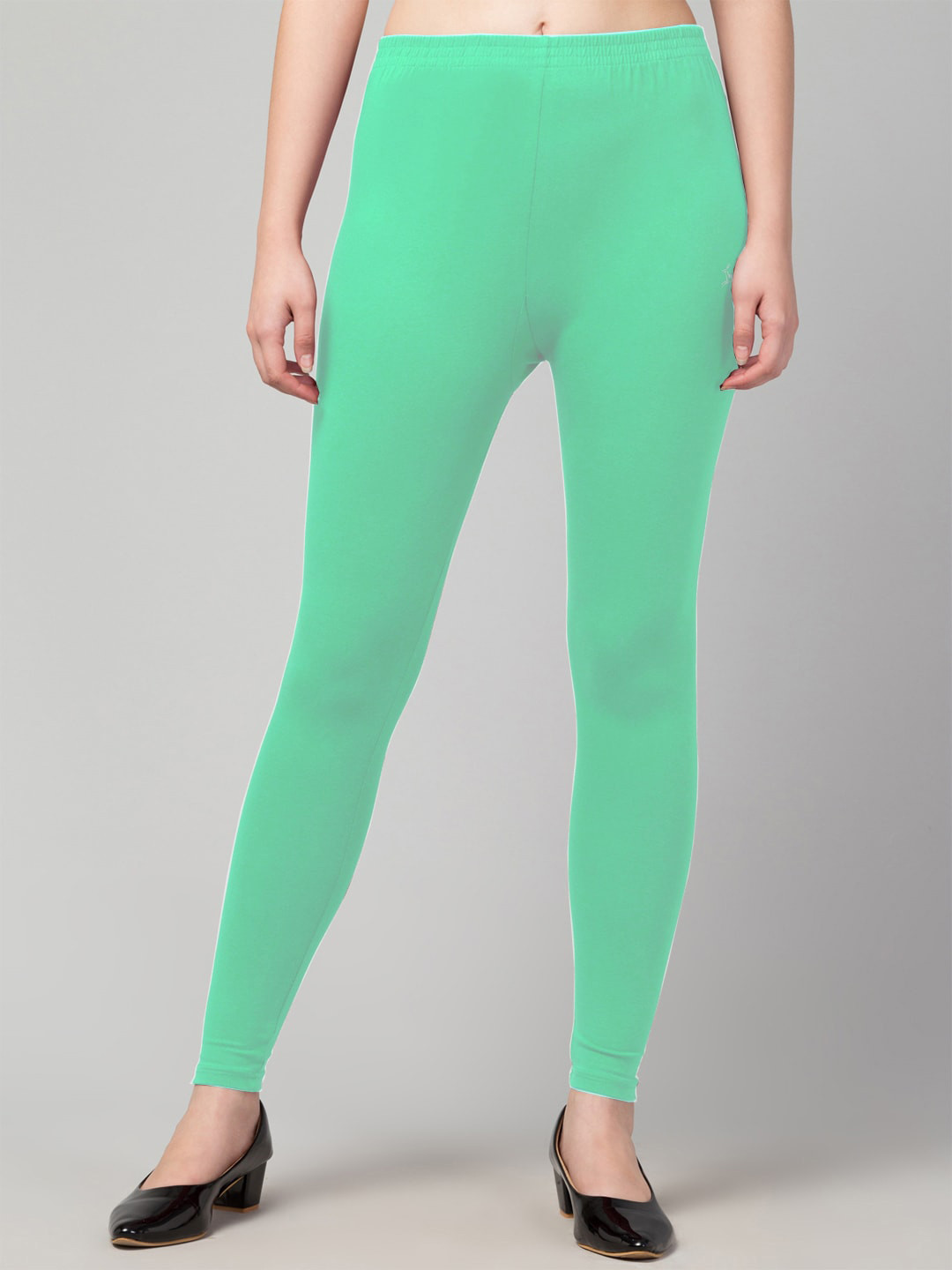 

Trend Level Ankle-Length Leggings, Sea green