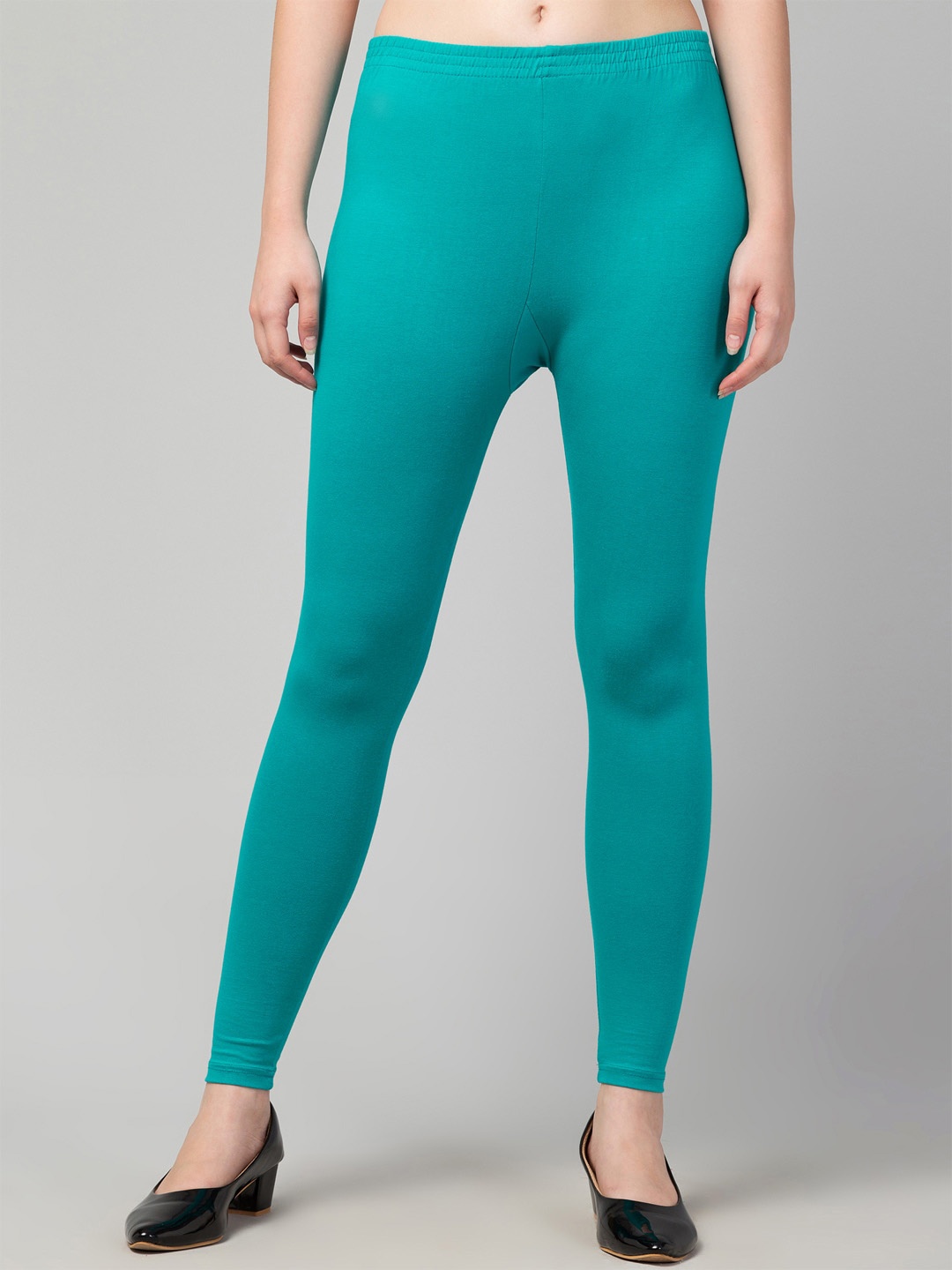 

Trend Level Ankle-Length Leggings, Sea green