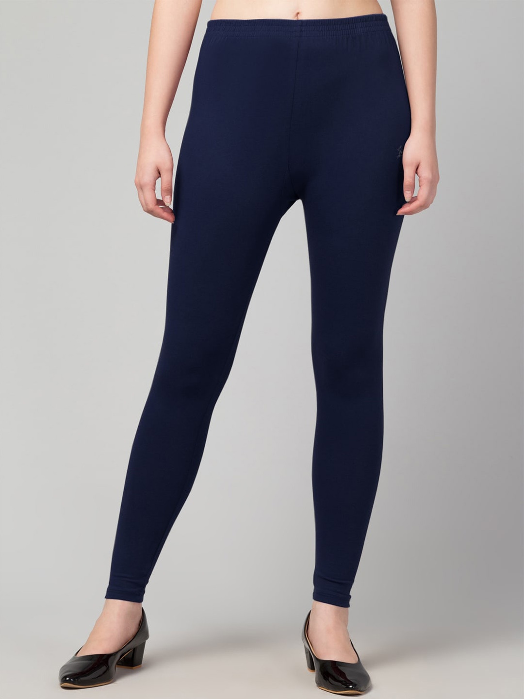 

Trend Level Ankle-Length Leggings, Navy blue