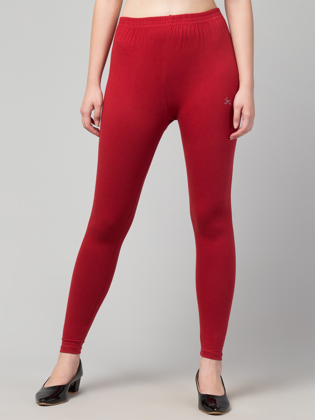 

Trend Level Ankle-Length Leggings, Maroon