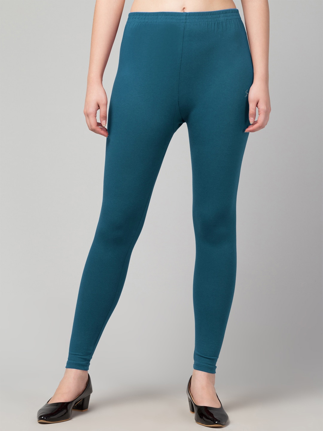 

Trend Level Ankle-Length Leggings, Sea green