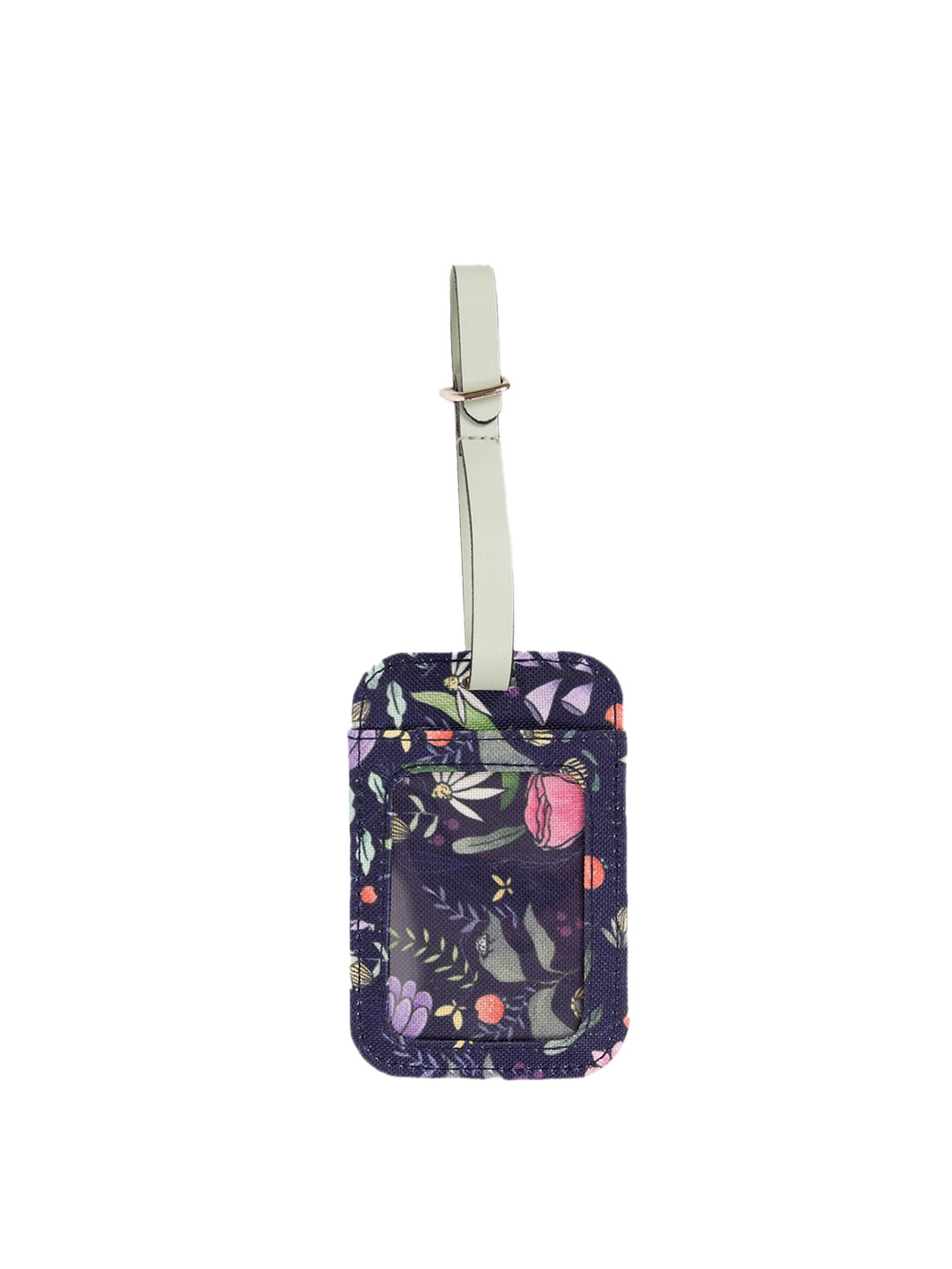 

Alicia Souza Floral Printed Luggage Tag, Purple