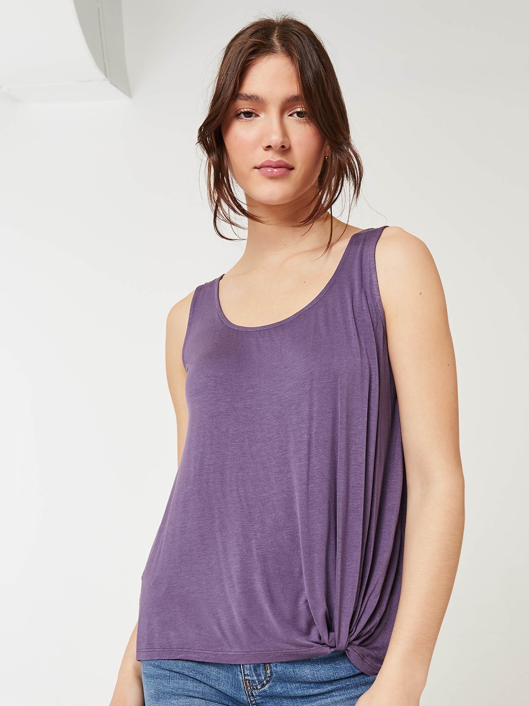

Ardene Sleeveless Regular Top, Purple