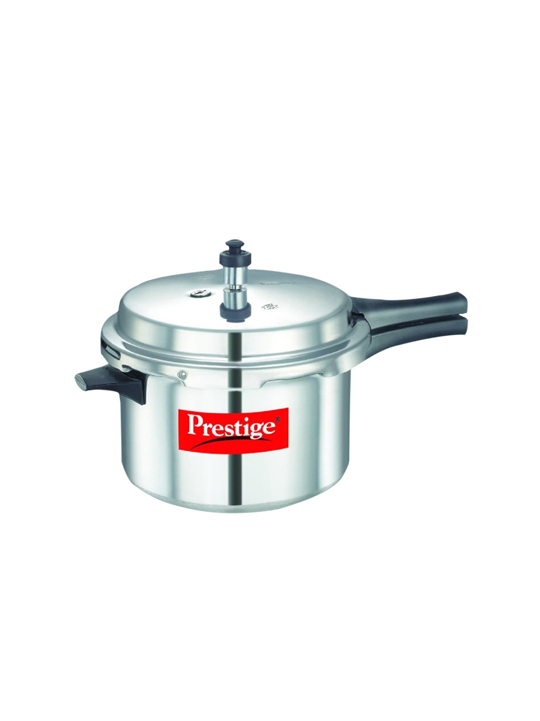 

Prestige Popular Aluminium Precision Weight Valve Pressure Cooker 5.5 L, Silver