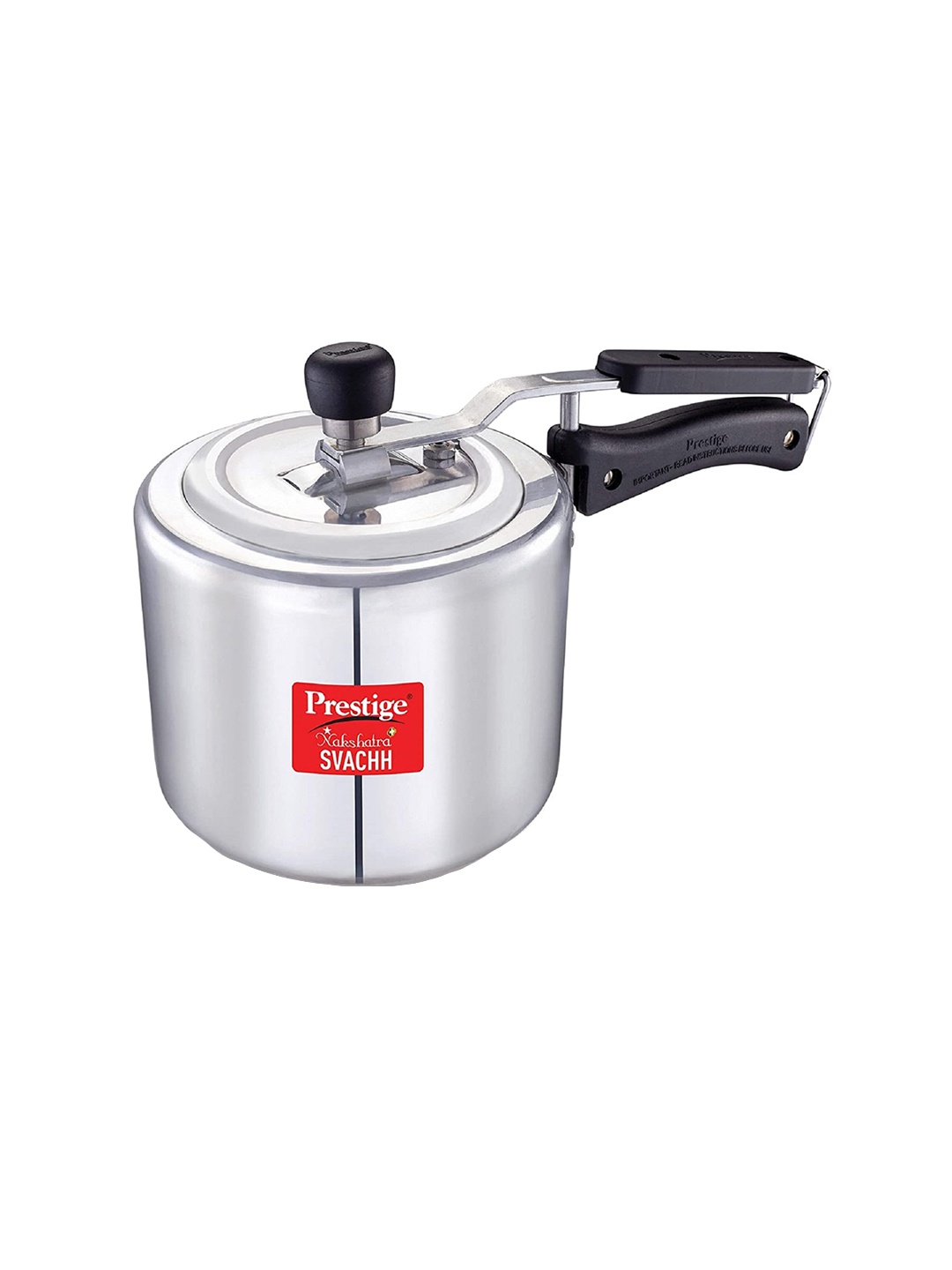 

Prestige Nakshatra Plus Svachh Silver Toned Spillage Control Pressure Cooker - 3 L