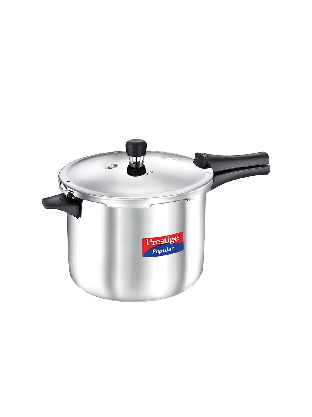 

Prestige Popular Stainless Steel Gas & Induction Compatible Pressure Cooker - 7.5 L, Silver