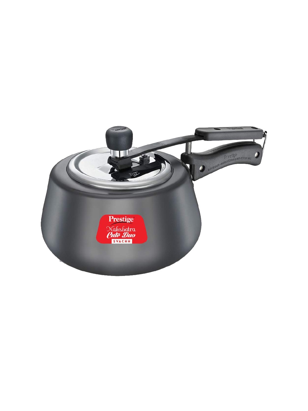 

Prestige Nakshatra Cute Duo Svachh Black Spillage Control Pressure Cooker - 2 L
