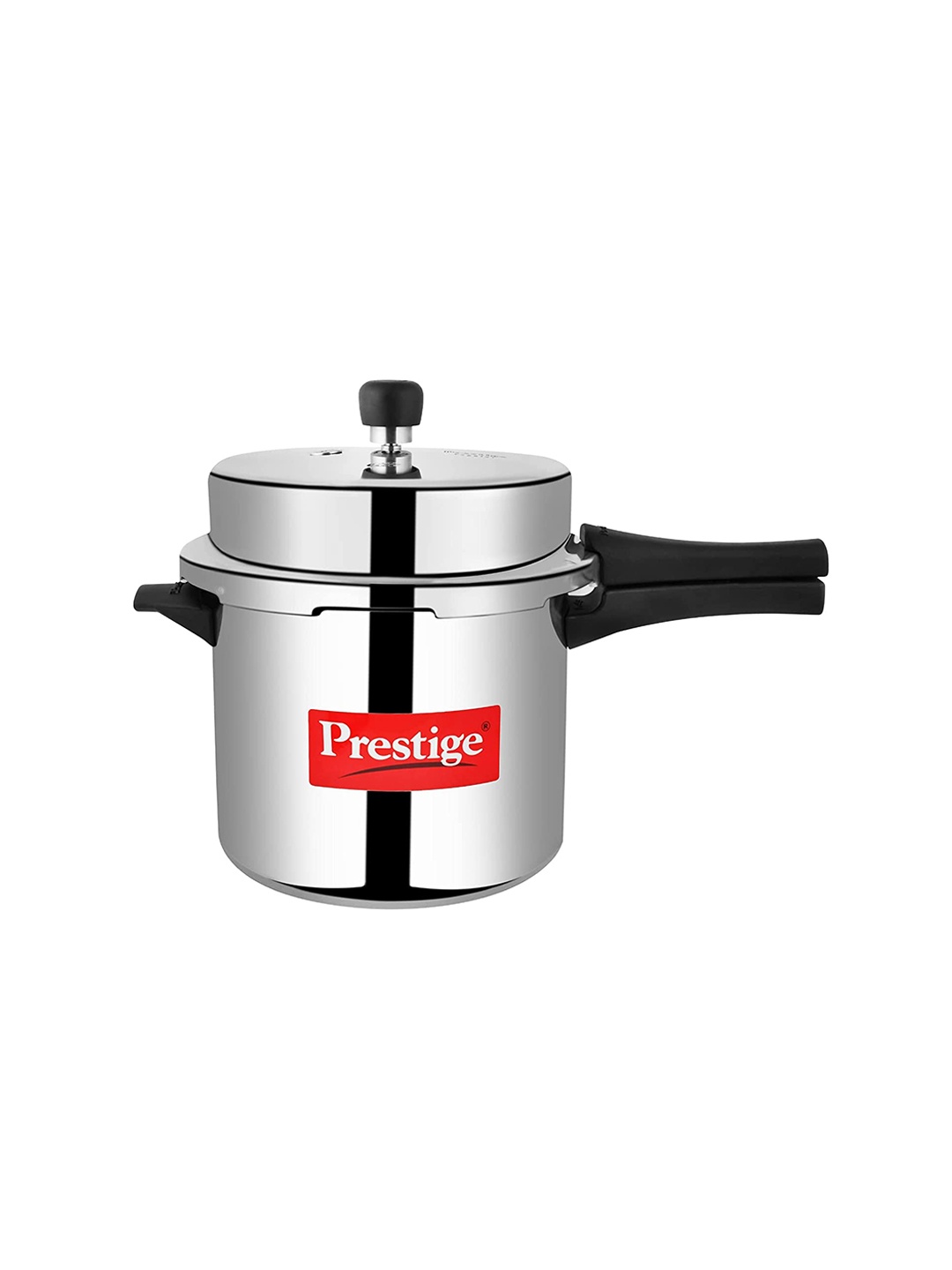 

Prestige Popular Silver Toned Aluminium Precision Weight Valve Pressure Cooker 6 L