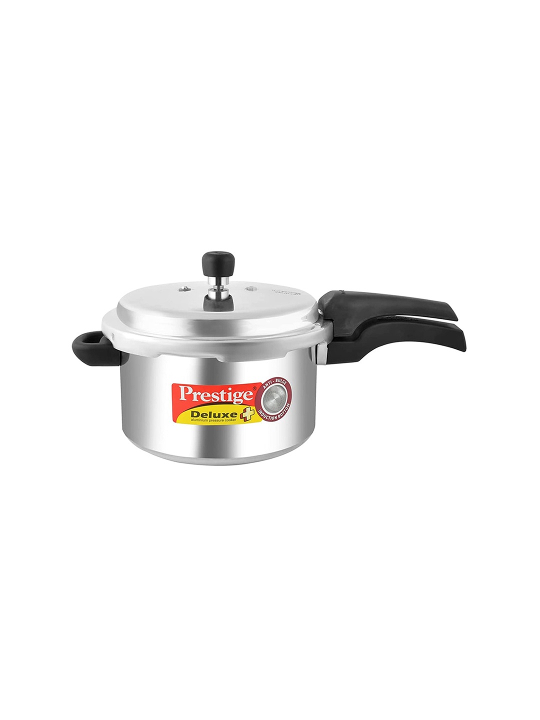 

Prestige Deluxe Plus Silver Toned Gas & Induction Compatible Pressure Cooker - 5L