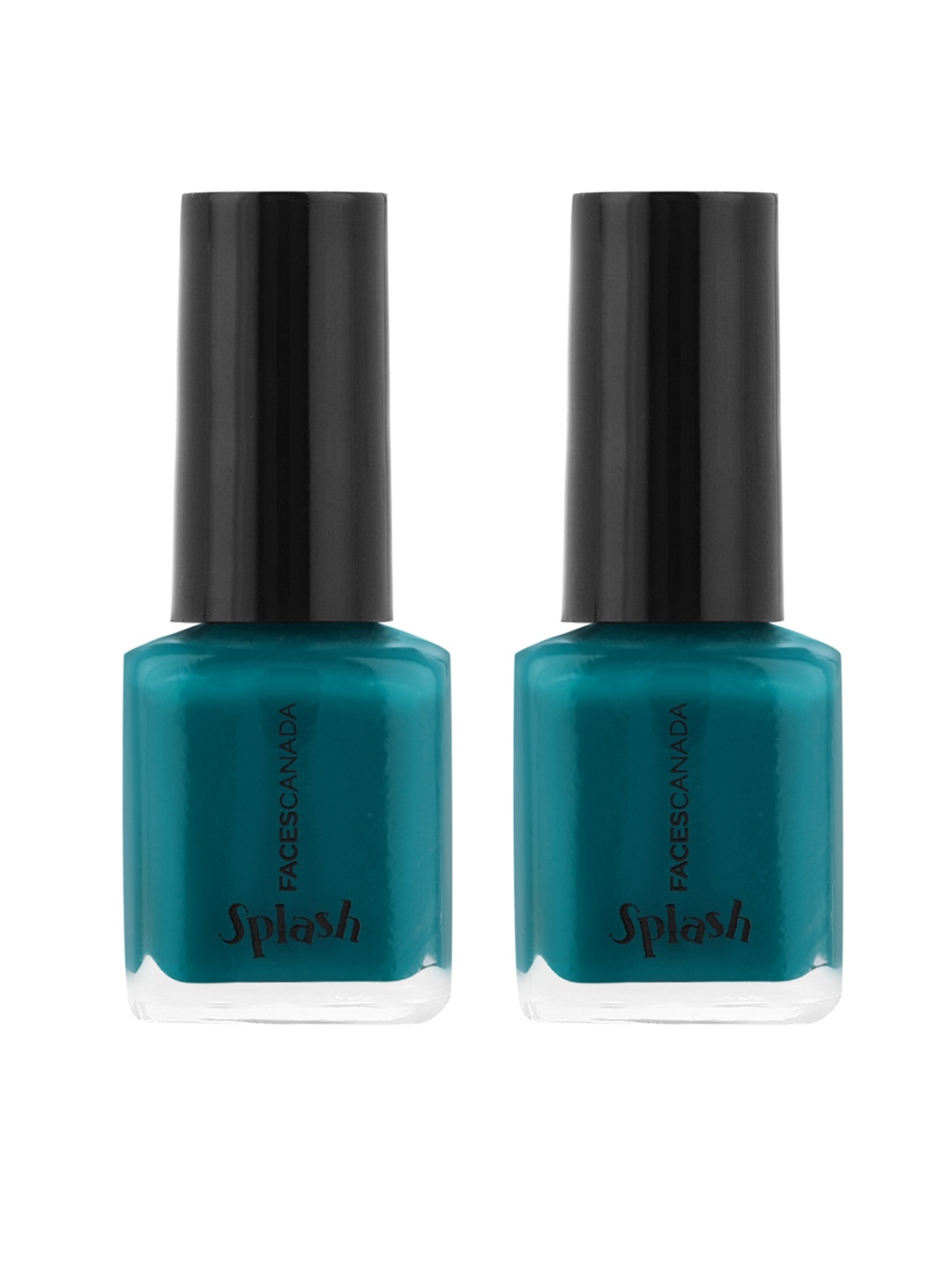 

FACES CANADA Set of 2 Splash Fast-Dry High Shine No-Chip Nail Enamel - Bahama Breeze 58, Teal