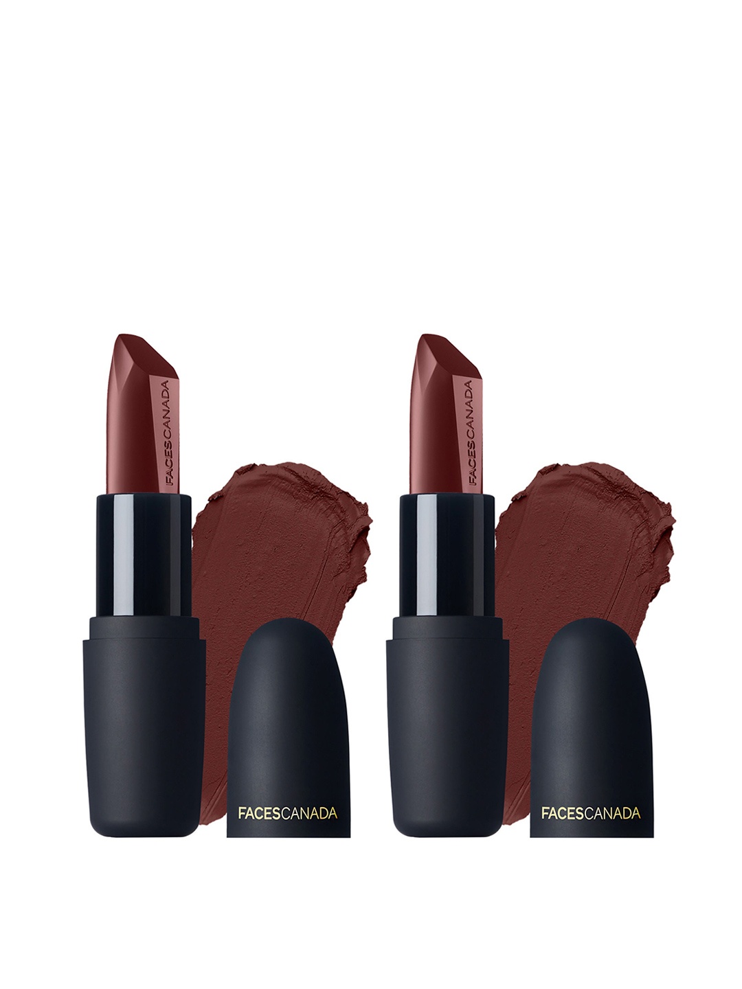 

FACES CANADA Set of 2 Weightless Matte Finish Hydrating Lipstick - Brown Ashes 25