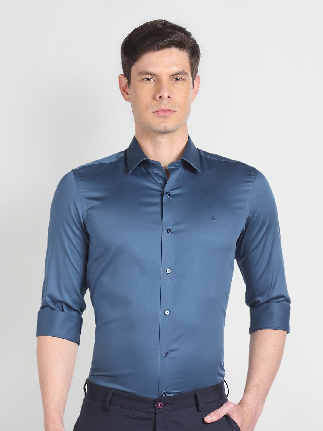 

Arrow New York Slim Fit Formal Shirt, Blue