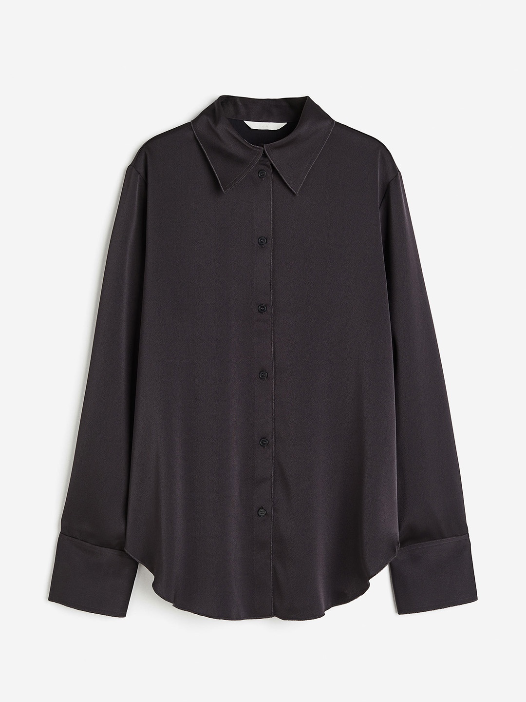 

H&M Women Satin Shirts, Grey
